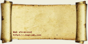 Georgina Zafirović vizit kartica